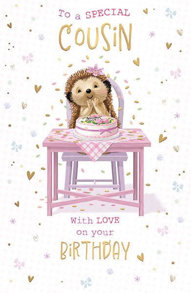 Special cousin - Birthday  card