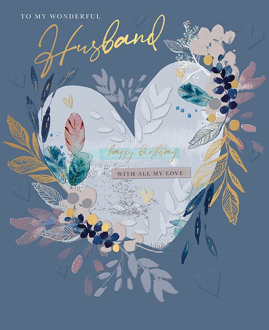 To my wonderful Husband - Birthday card