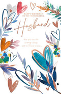 To my Wonderful Husband Birthday card