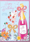 Cheers to you   Birthday card