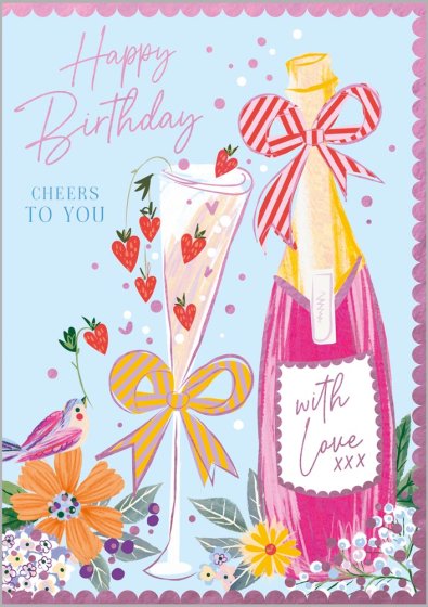 Cheers to you   Birthday card