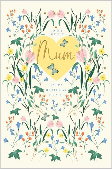 To my lovely Mum - Birthday card