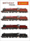 Hornby trains birthday card
