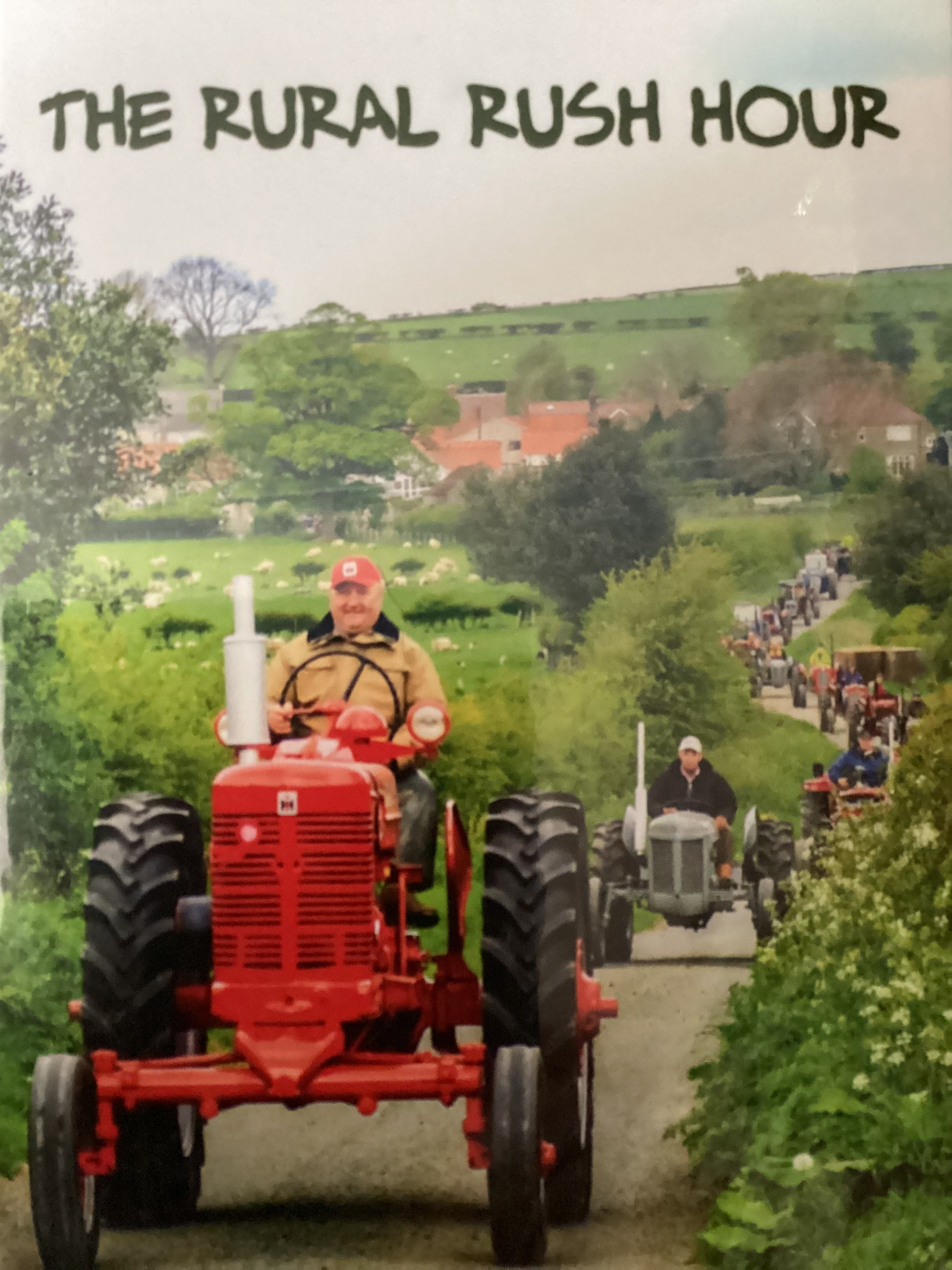 Rural rush hour - Cowshed birthday card