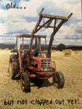 An old tractor - Cowshed cards