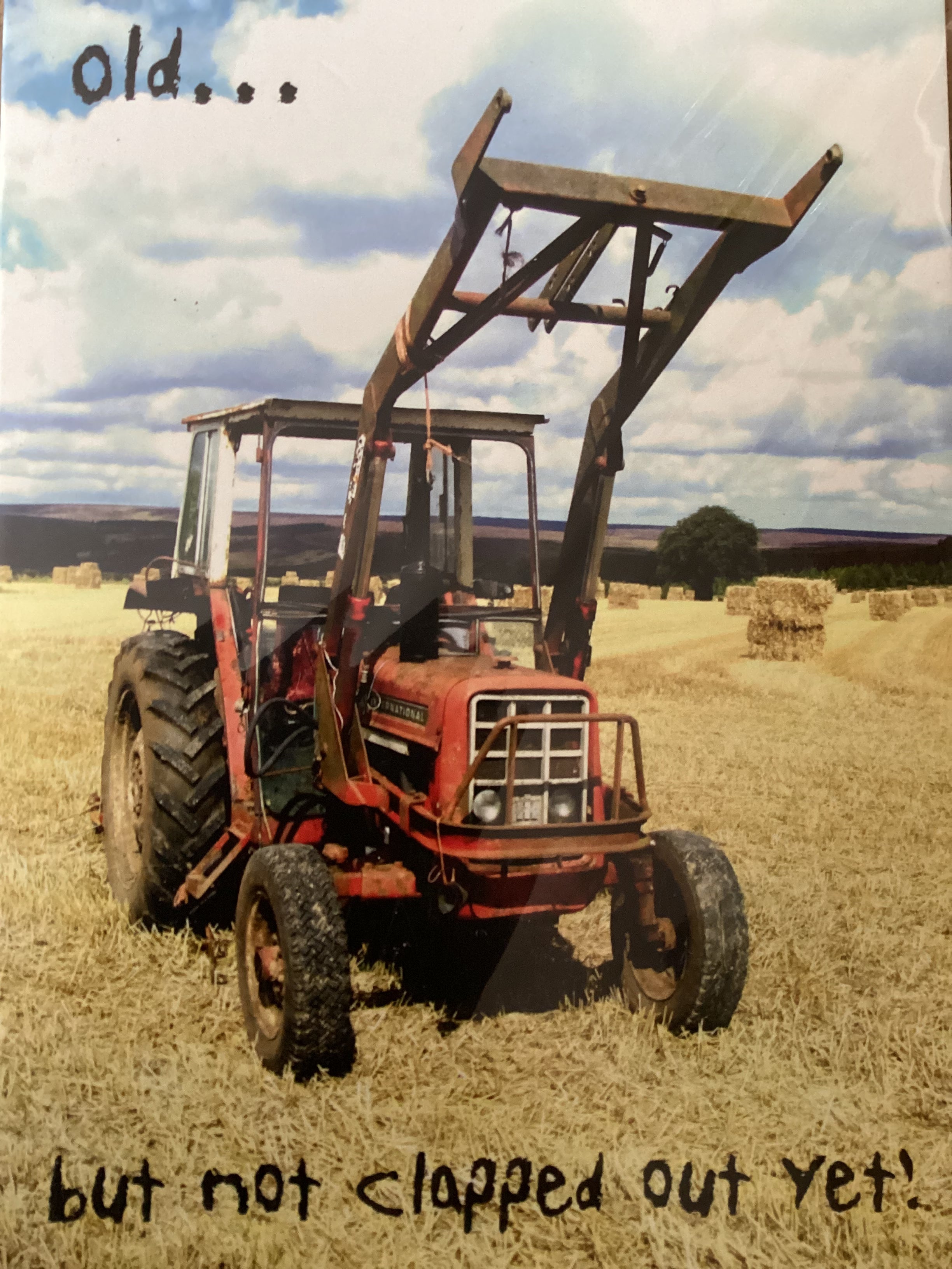 An old tractor - Cowshed cards
