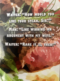Your steak sir? - Cowshed cards