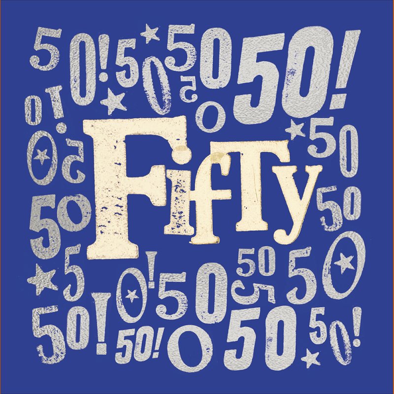 50th Birthday card