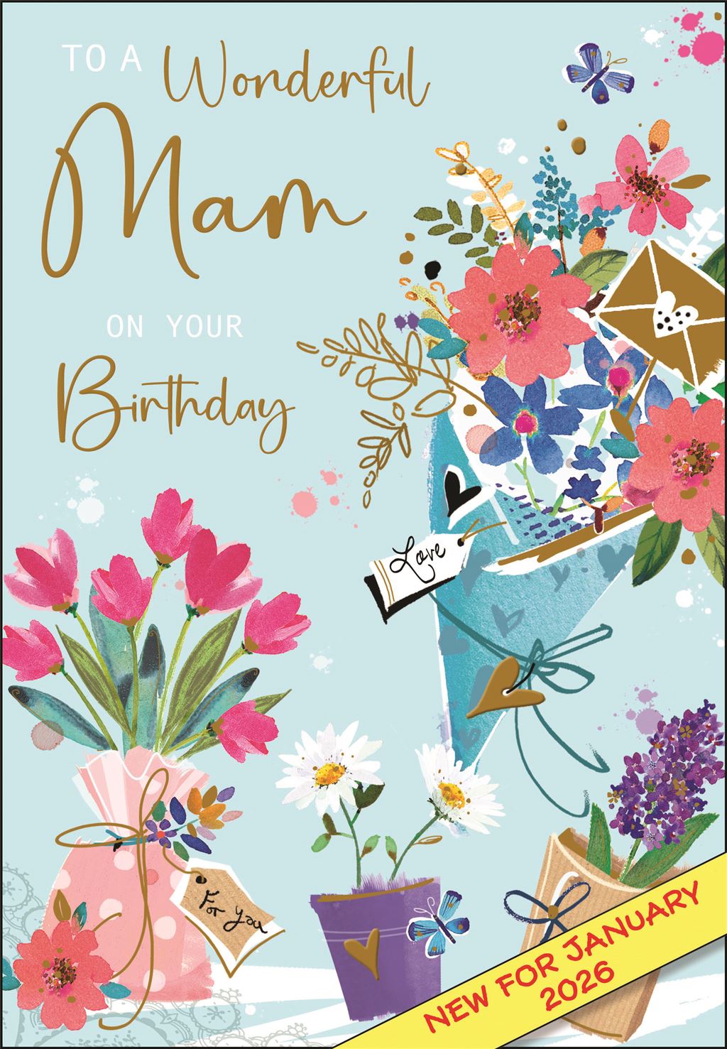 Wonderful Mam - Jonny Javelin birthday card