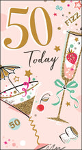 50th Birthday card - Jonny Javelin