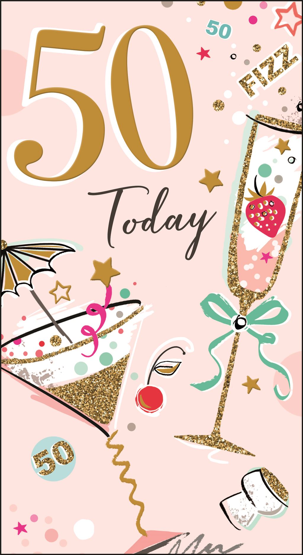 50th Birthday card - Jonny Javelin