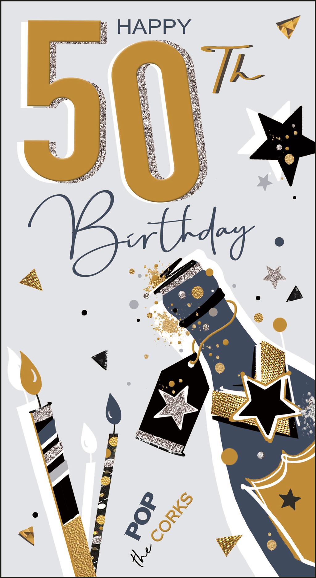 50th Birthday card - Jonny Javelin