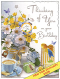 Thinking of you, birthday - Jonny Javelin card