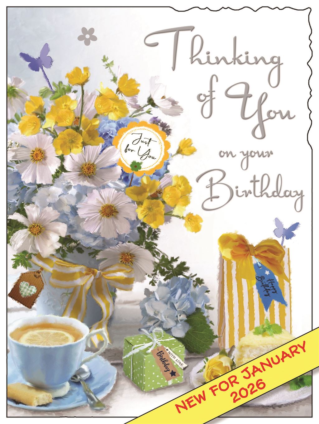 Thinking of you, birthday - Jonny Javelin card