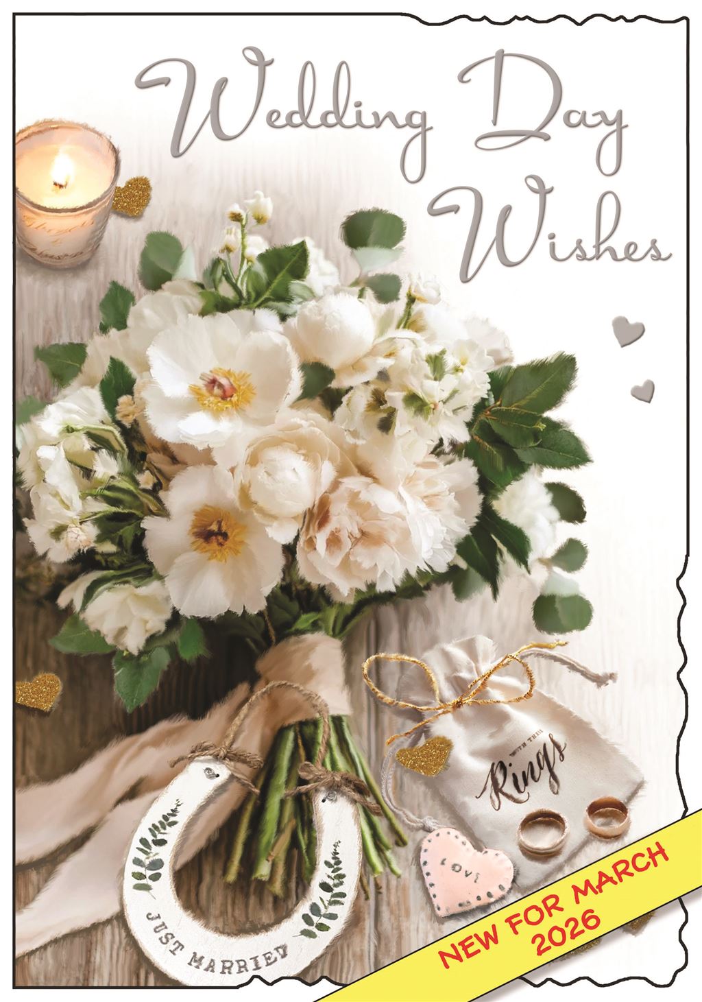Wedding day wishes - Jonny Javelin card