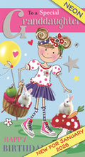 Special Granddaughter, Birthday - Jonny Javelin card
