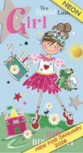 Special little girl, Birthday - Jonny Javelin card