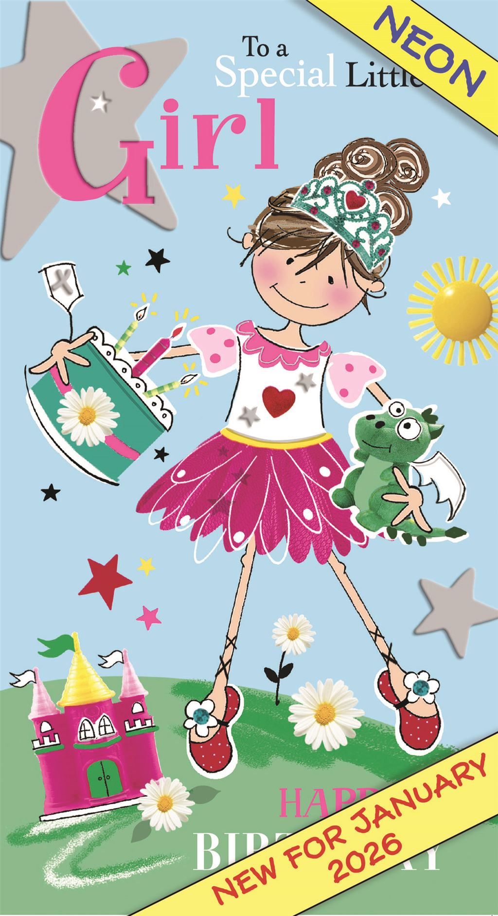 Special little girl, Birthday - Jonny Javelin card