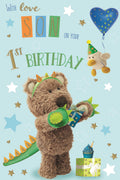 Son on your 1st Birthday card