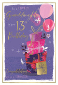 Lovely Granddaughter 13th Birthday card