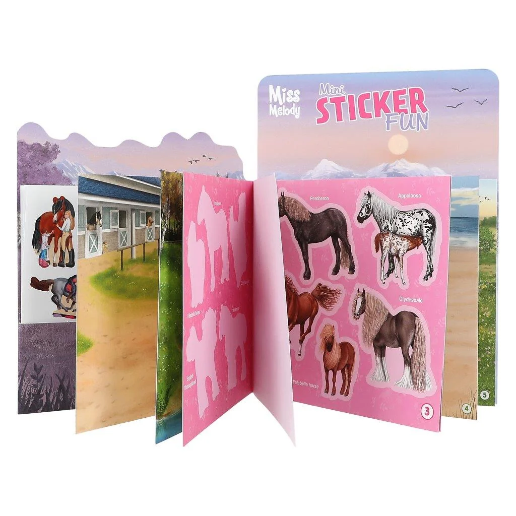 Miss Melody Mini Sticker Fun - Sicker book