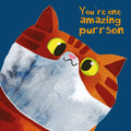 Amazing purrson blank card