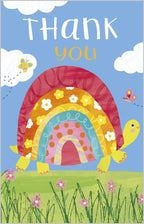 Thank you, snail & butterfly - pack of 8 notecards