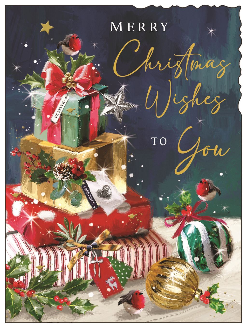 Open Christmas (presents) - Christmas Card