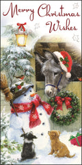 Merry Christmas Wishes (donkey) - Christmas Money Wallet