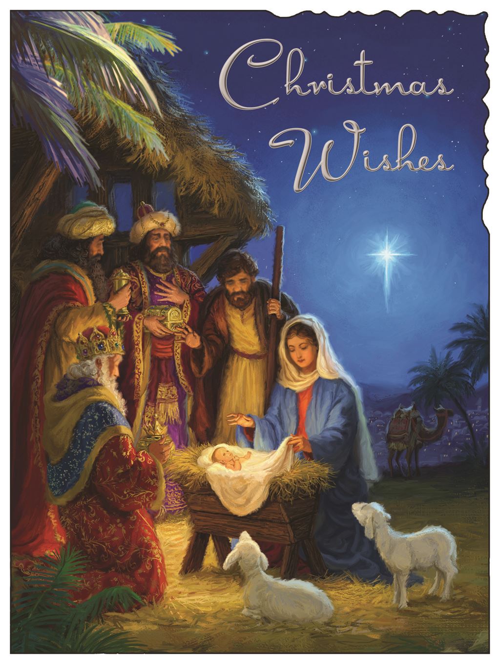 Christmas Wishes (nativity) - Christmas Card