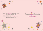 For a Wonderful Niece on your 4th Birthday - 4th Birthday Card