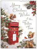 Merry Christmas Wishes (squirrels) - Christmas Card