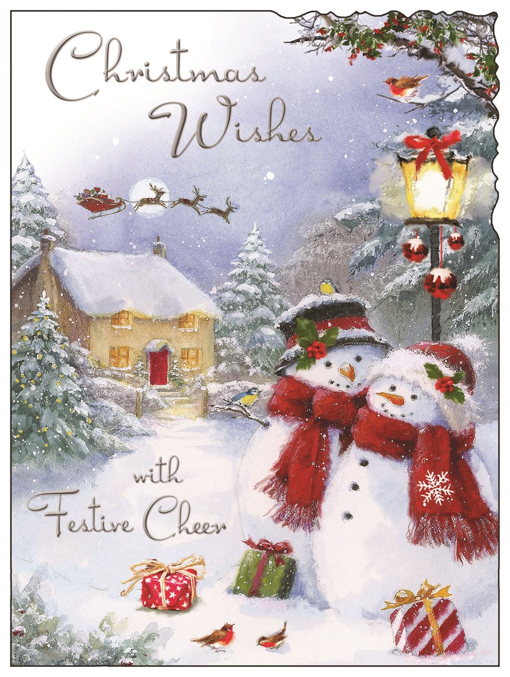 Christmas Wishes (snowmen) - Christmas Card