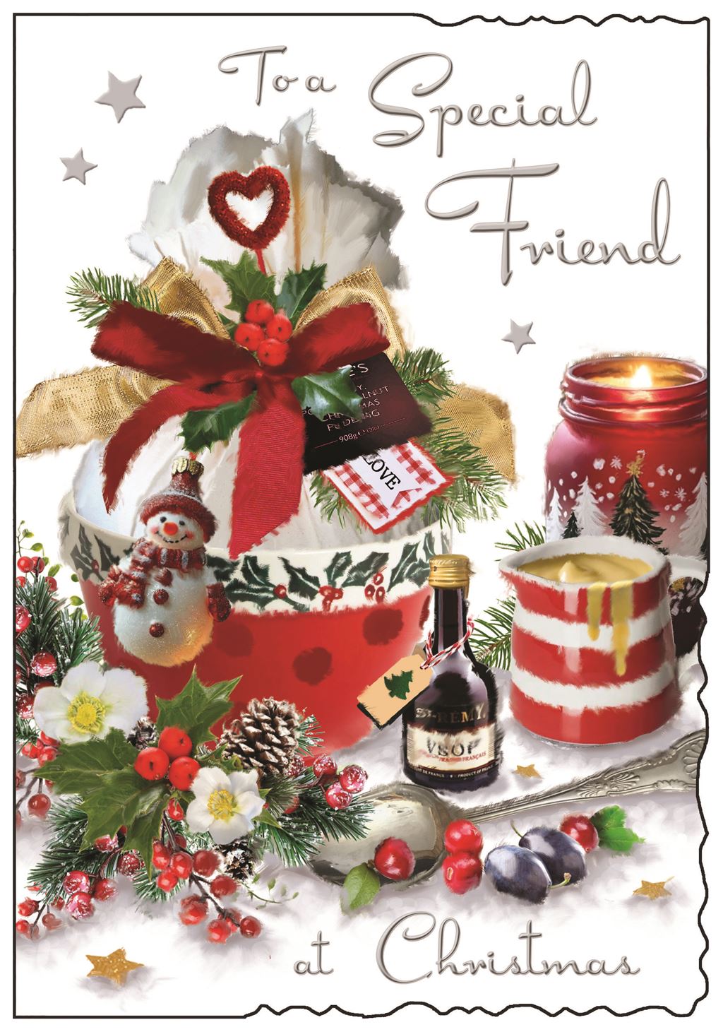 Special Friend (christmas pud) - Christmas Card
