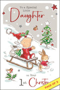 Daughter's 1st Christmas - Christmas Card
