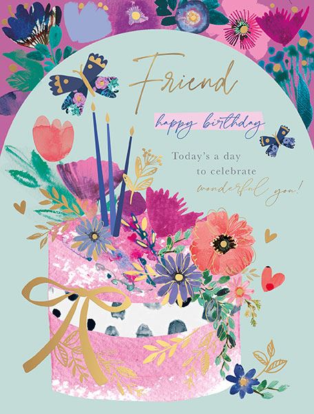 Friend, wonderful you - Birthday Card