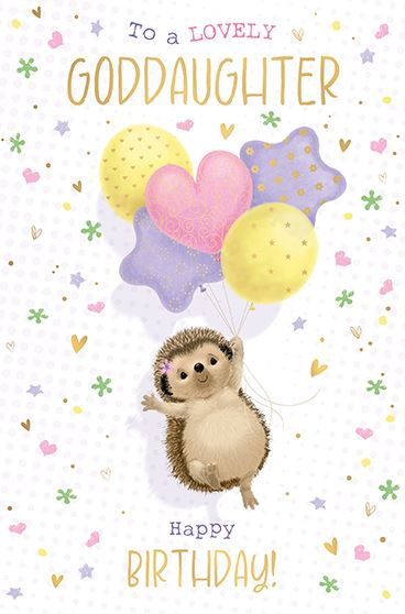 Lovely Goddaughter Birthday card (Copy)
