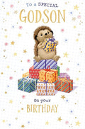Special Godson- Birthday card