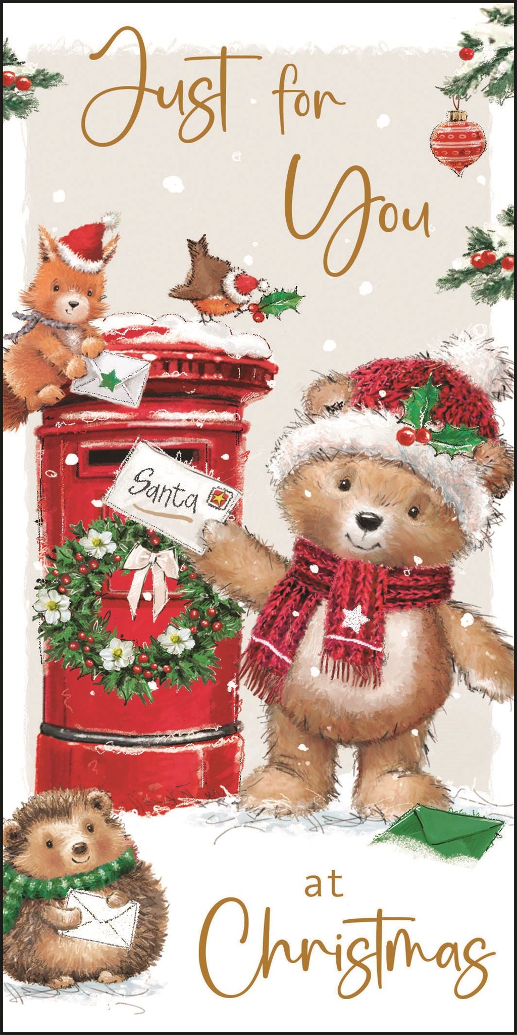 Just for You (postbox) - cute Christmas Money Wallet