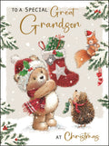 Great Grandson (stocking) - Christmas Card