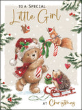 Special Little Girl (candy cane) - Christmas Card