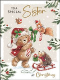Sister (candy cane) - Christmas Card