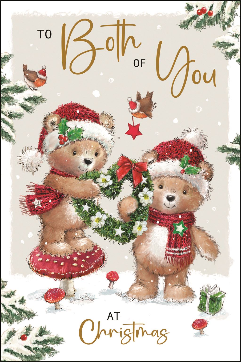 Both of You (wreath) - Christmas Card