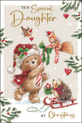 Daughter (candy cane) - Christmas Card