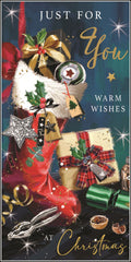Just for You (stocking) - Christmas Money Wallet,’