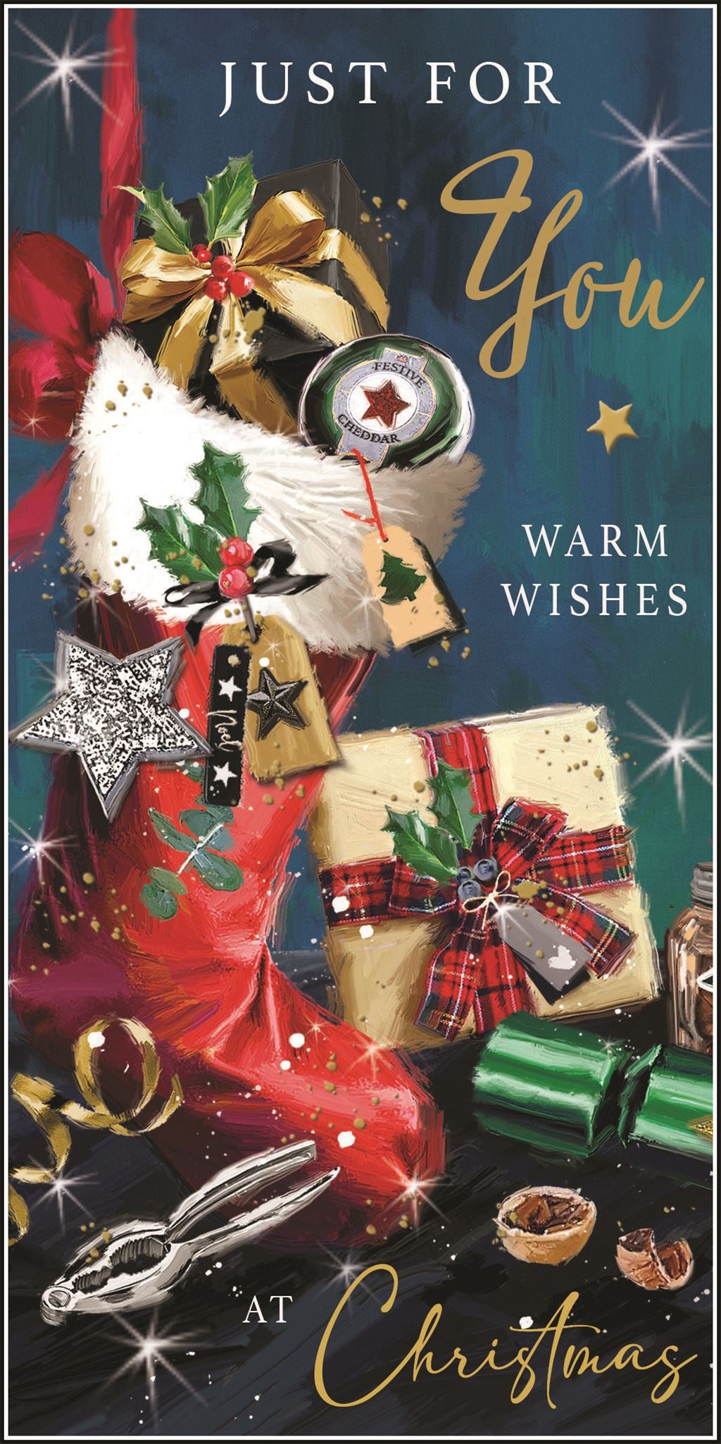 Just for You (stocking) - Christmas Money Wallet,’