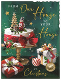 From Our House to Your House (cake) - Christmas Card