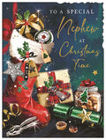 Nephew (stocking) - Christmas Card