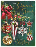 Someone Special (baubles) - Christmas Card