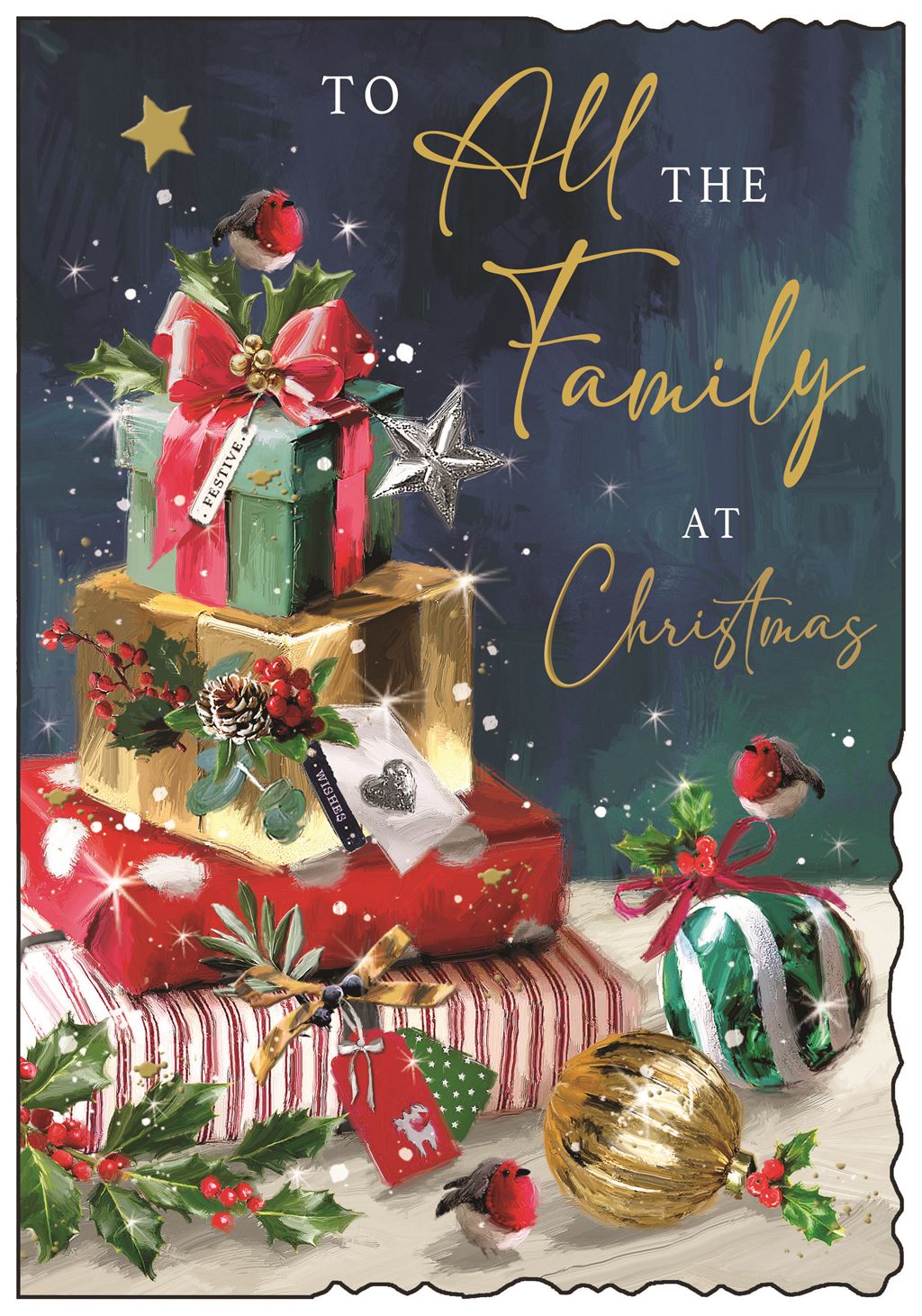 All the Family (presents) - Christmas Card